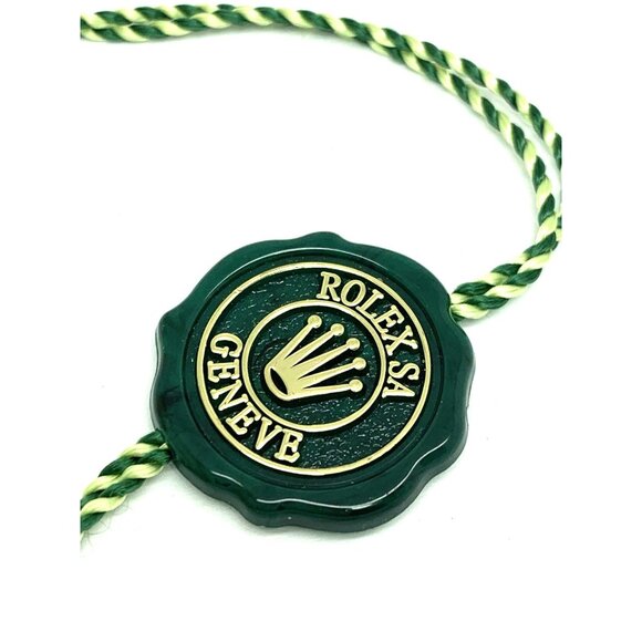 Authentic Rolex Green Hang Tag Multiple Crown Hologram Certified Superlative - Picture 8 of 9